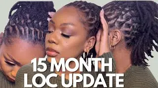 15 MONTH LOC JOURNEY UPDATE | LOC COMBINING | (DREADLOCKS JOURNEY) | SHORT STARTER LOCS | 4C HAIR
