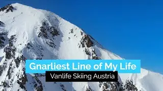 Самая крутая лыжная трасса в моей жизни | Vanlife Skiing Hintertux Austria
