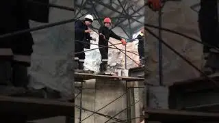 Заливка MasterFlow 648, по технологии.