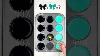 &ldquo;From Charcoal to Teal: 4 Stunning Dark Teal Color Mixes!&rdquo; #colormixing #colormix #colorpalette
