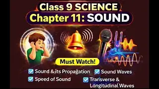 Class 9 | Science | Sound | Production and propagation of sound | Concept Part 1