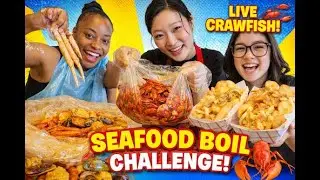 She Challenged Me to a Live Crawfish Boil&hellip; Things Got Messy at Capt&rsquo; Loui 🦀😅