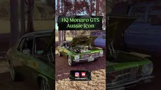 1971 HQ Monaro GTS | Aussie Muscle Car Icon in Green 😍#holden #hq #gts #classiccars #musclecar #yt