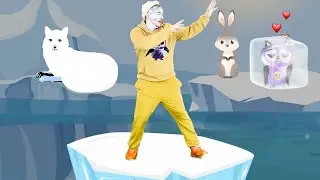 Wintertanz f&uuml;r KIDS 🧊 Bester Weihnachts SPIRIT | Aufmunterungstanz Kinder Tanz| Pinguin Tanz 🐧! Eis🥶
