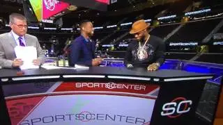 LeBron handshake Wade part 1