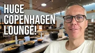 Looking around in the SAS flagship lounge in Copenhagen
