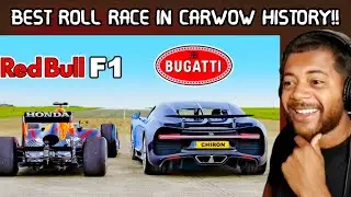 Redbull F1 Car vs Bugatti Chiron - Drag Race | Reaction