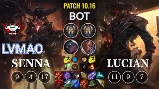 JDG LvMao Senna vs Lucian Bot - KR Patch 10.16