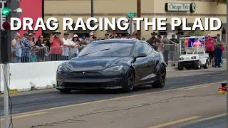 2024 Model S Plaid | Drag Racing at Tucson Dragway | 4K