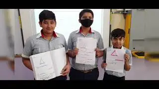 Hands-on-experience. 'Learning by doing' the logic behind theorem of 'Triangle Inequality'.