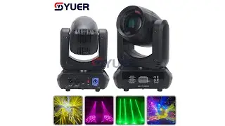 YUER&trade;️ NEW Mini LED Moving Head Light 150W Beam+Spot+ 18 Rotating Prisms