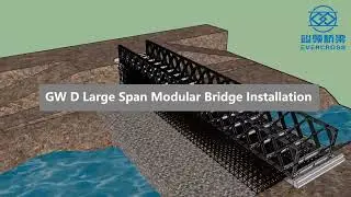 GW D Large Span Modular Bridge Installation