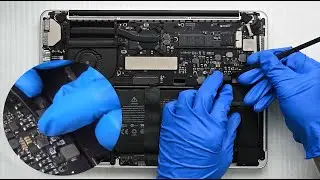 Руководство по замене аккумулятора для Apple Macbook Pro Retina 13'' A1502 (модель аккумулятора: A1582)