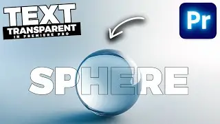 How To Add TRANSPARENT TEXT In Premiere Pro