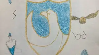 How to Draw the Ravenclaw Emblem
