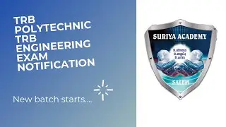 TRB POLYTECHNIC || TRB ENGINEERING EXAM  NOTIFICATION