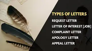 TYPES OF FORMAL LETTERS | KESH IELTS