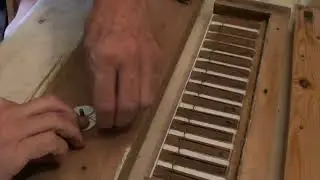 Making And Installation of New Springs For Astor Barrel Organ