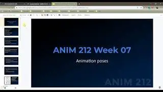ANIM 212 Week 07 Lecture, Part 1