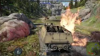 War Thunder -- [PC German Tank Gameplay] Ground Battles Arcade - PVP Domination Carpathians