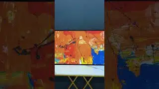 Colorful Abstract Floating Frame Wall Painting