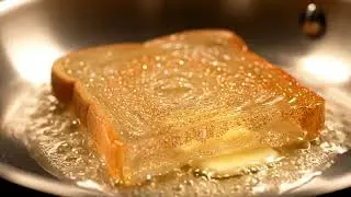 Breakfast with Glass Vegemite Toast 🍞✨ | Oddly Satisfying ASMR Cooking in 8K