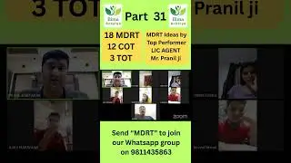 Part 31 TOP LIC AGENT Shares MDRT Ideas for Massive Success Mr Pranil
