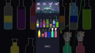 Water sort puzzle  level 223 #androidgameplay #watersortpuzzle #shorts