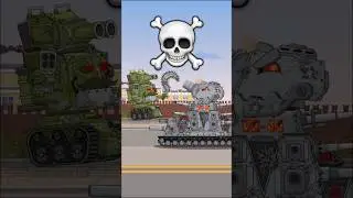 Tanks Engage In An EPIC Head To Head Battle #shorts #homeanimations #cartoon #animation #tank