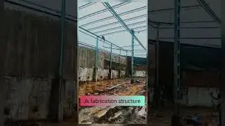 Roof structure shed jk fabrication Vapi