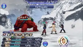 DISSIDIA FF OPERA OMNIA [DFFOO] Featuring Snow Villiers with 1-star gear, STR LVL 1, and No passives