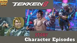 TEKKEN 8 Character Episodes - PAUL, LAW and RAVEN - HARD MODE Gameplay Walkthrough ULTRA HDR