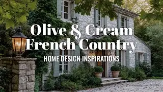 French Country Olive & Cream Decor with Vintage Charm: Home Design Ideas