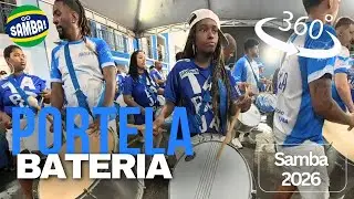 See what it is like inside the Portela bateria in 360°!
