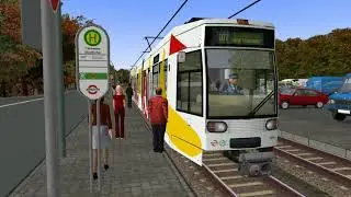 OMSI 2 - Straßenbahn NF6D | Linie 107 | Katernberg - Gelsenkirchen HBF | Addon Map