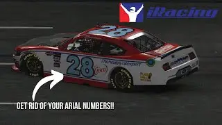 How to Change Your Car Number Font - iRacing