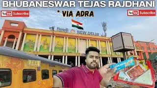 22811 Bhubaneshwar Tejas Rajdhani Express | Train Journey || *Via Adra | Bankura To New Delhi | 2026