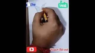 Summer vacation me sikhe art bnana day-4 ki class me #viral# trending #video#art