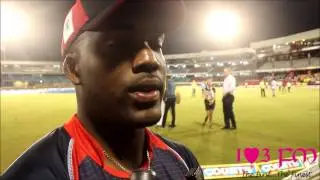 Darren Bravo Post Match (Red Steel vs Tridents)