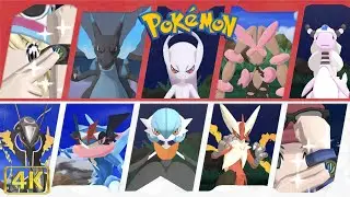 All Pokemon Mega Evolutions & Transformations ⁴ᴷ (2013 - 2017)
