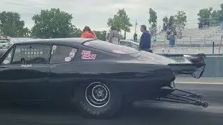 Tod and rocky making a pass at interstate raceway sabin MN