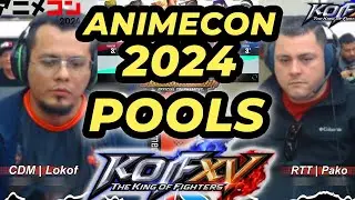 Animecon 2024 Pools - Clasificatorio KOF XV SWC 2025 (Lokof, Shadow X, DarkAngel, Rino) KOF 15