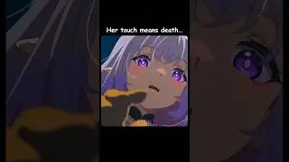 🖤Her touch means death&hellip;🥺 #anime #shorts #honkaistarrail