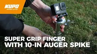 Kupo Super Grip Finger with 10in (25.4mm) Steel Auger Spike