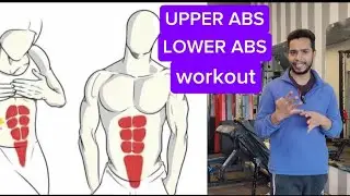 ABS WORKOUT UPPER ABS & LOWER ABS..#fitness #core#music #motivation #abs #sculptgym #gym #gymlife 