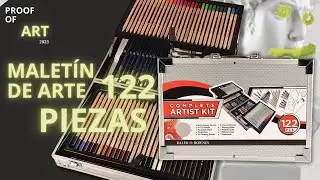 MALETIN de Arte🎨 122 PIEZAS Daler Rowney 👑 Simply Art Essentials