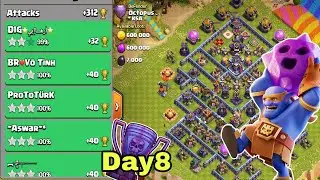 super bowler smash attack th15|legend league attacks December season days8|clash of clans