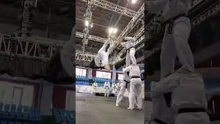 These taekwondo skills are next level. 🥋🔥 | 📹: (TT) kimsichan1