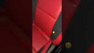 Custom RED LEATHER Seats From Katzkin On This Chevy Tahoe #redleather