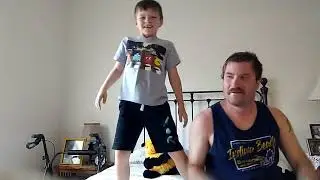 Wrestling with My Soon To be 8 yr old Son 7-5-21